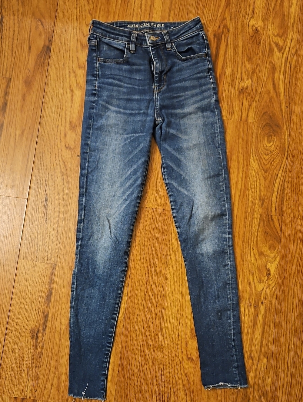 American Eagle Outfitters Women's Mid‑Wash Skinny Jeans